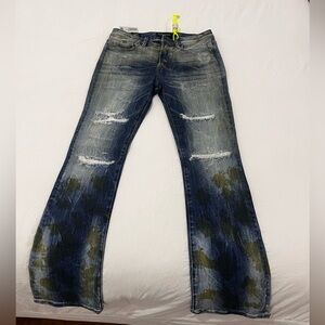 Cult of individuality flare jeans